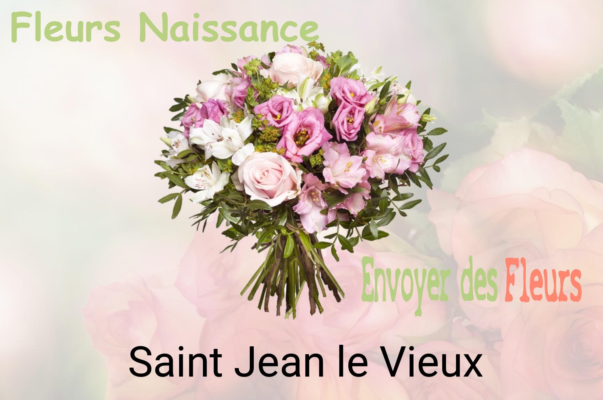 Bouquet de fleurs de naissance livré à Saint-Jean-le-Vieux
